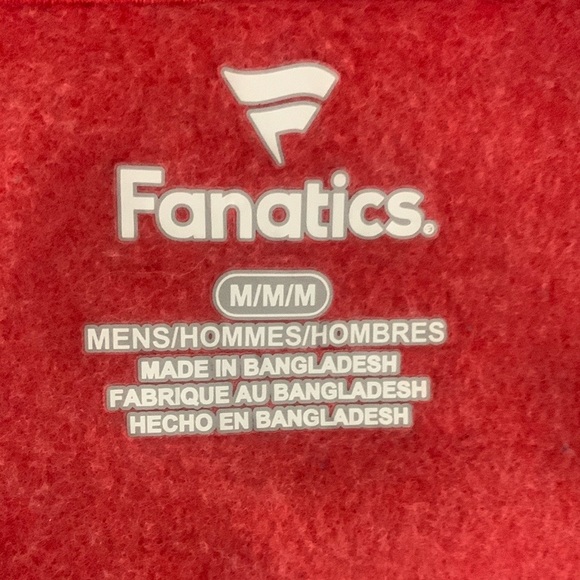 Men’s Philadelphia 76ers Fanatics Full-Zip Sweatshirt Hoodie Royal/Red M - Picture 8 of 9